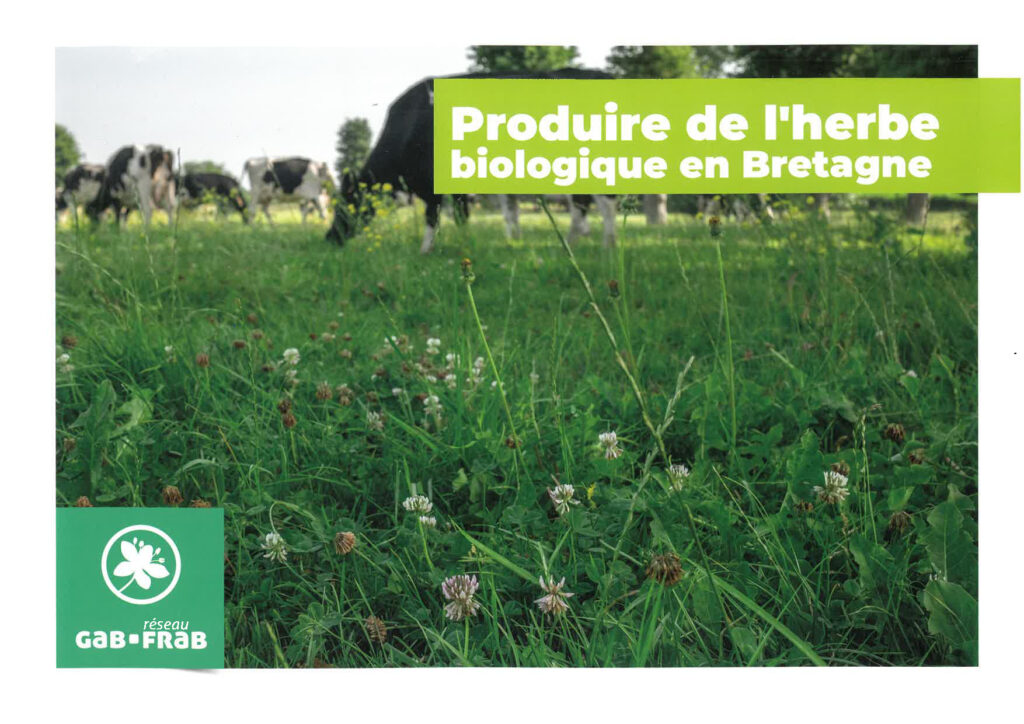 Produire de l'herbe biologique en Bretagne